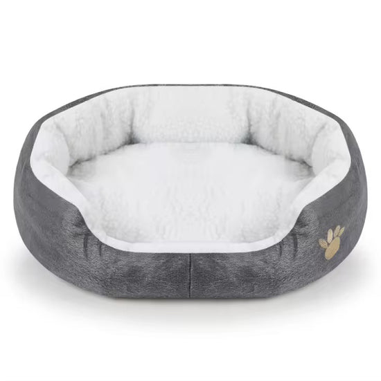 Ultra-Soft Plush Calming Pet Bed – Warm Cushion for Dogs & Cats